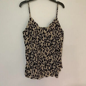 Halogen Scallop Edge Tank Top Cami XS